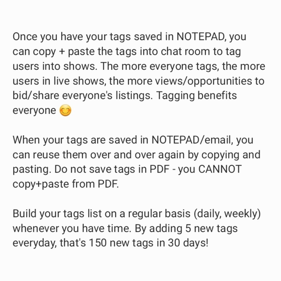 Get Started Building Your @tags! - Picture 3 of 5
